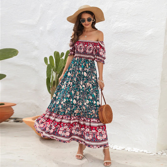 Amy Fashion - Casual Midi Sexy Elegant Beach Vacation Boho Dress