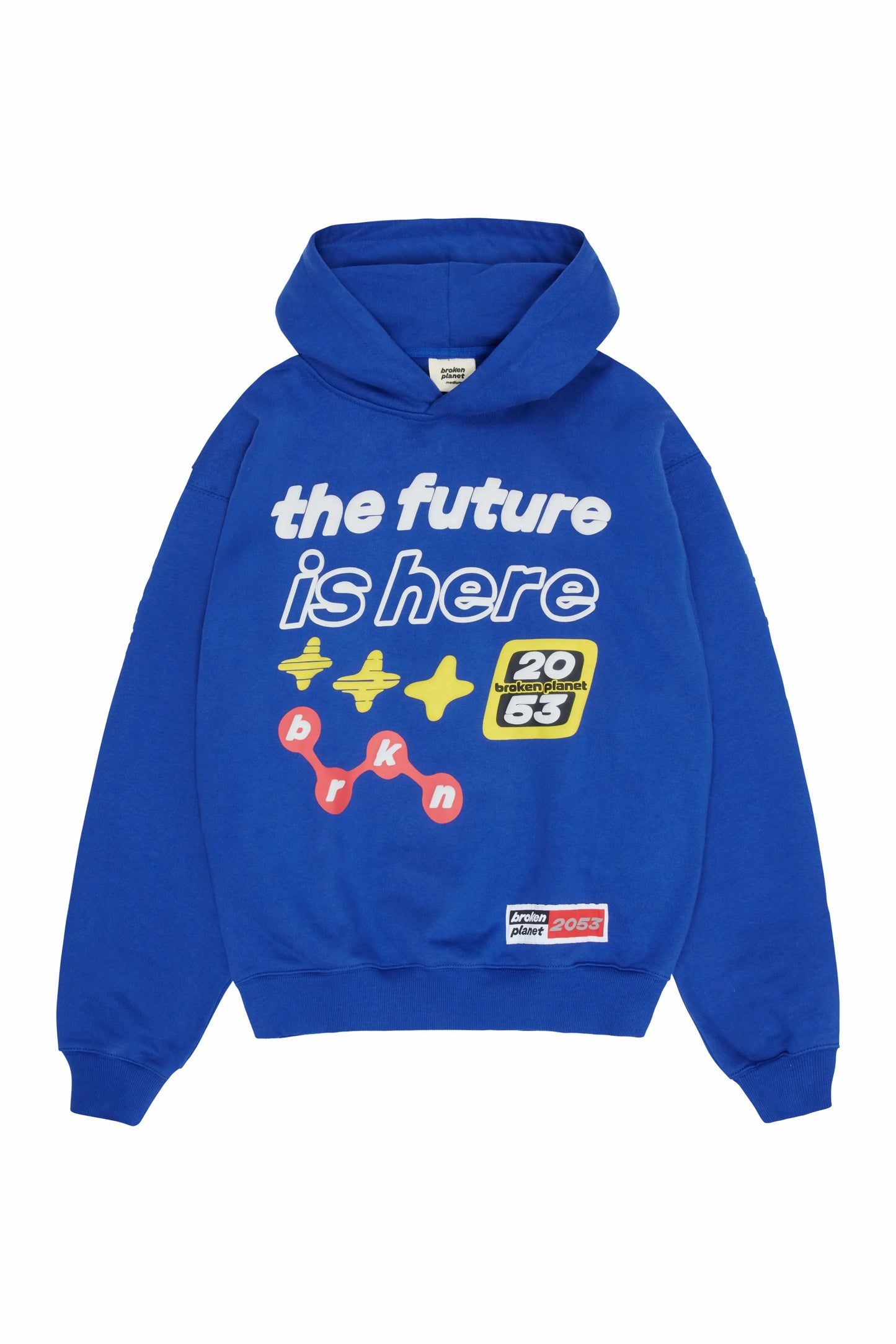 Broken Planet Zipper Y2K Harajuku Hip Hop Cartoon Puff Hoodie