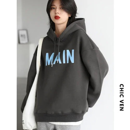 Streetwear Casual Cozy Comfortable Loose Trendy Stylish Elegant Hoodies