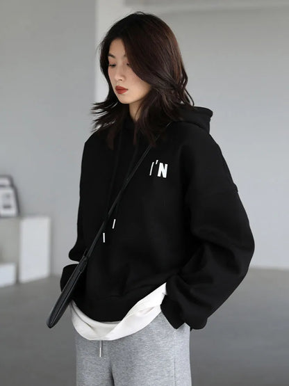 Thick Warm Loose Casual Cozy Comfortable Stylish Trendy Hoodies