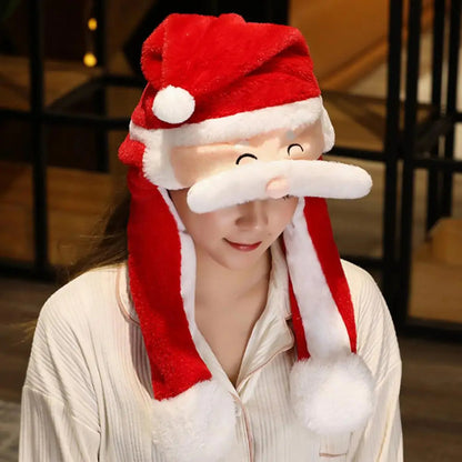 Jumping Santa Claus Elk Snowman Snowflake Cosplay Hat