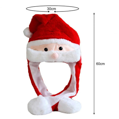 Jumping Santa Claus Elk Snowman Snowflake Cosplay Hat