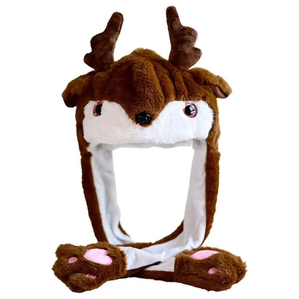 Jumping Santa Claus Elk Snowman Snowflake Cosplay Hat