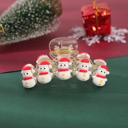 Snowman Flocking Winter Fashion Hair Accessory