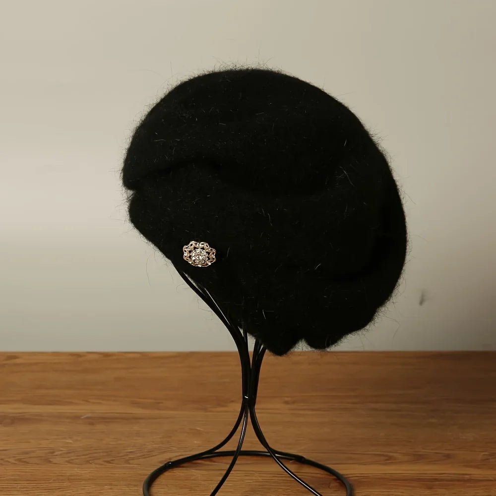 Rabbit Fur Large Circumference Fashion Versatile Hat