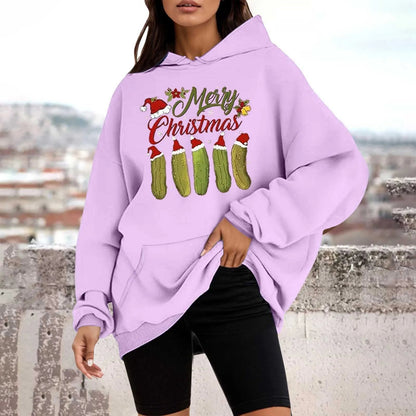 Christmas Tree Crewneck Pullover Hoodie - Autumn Collection