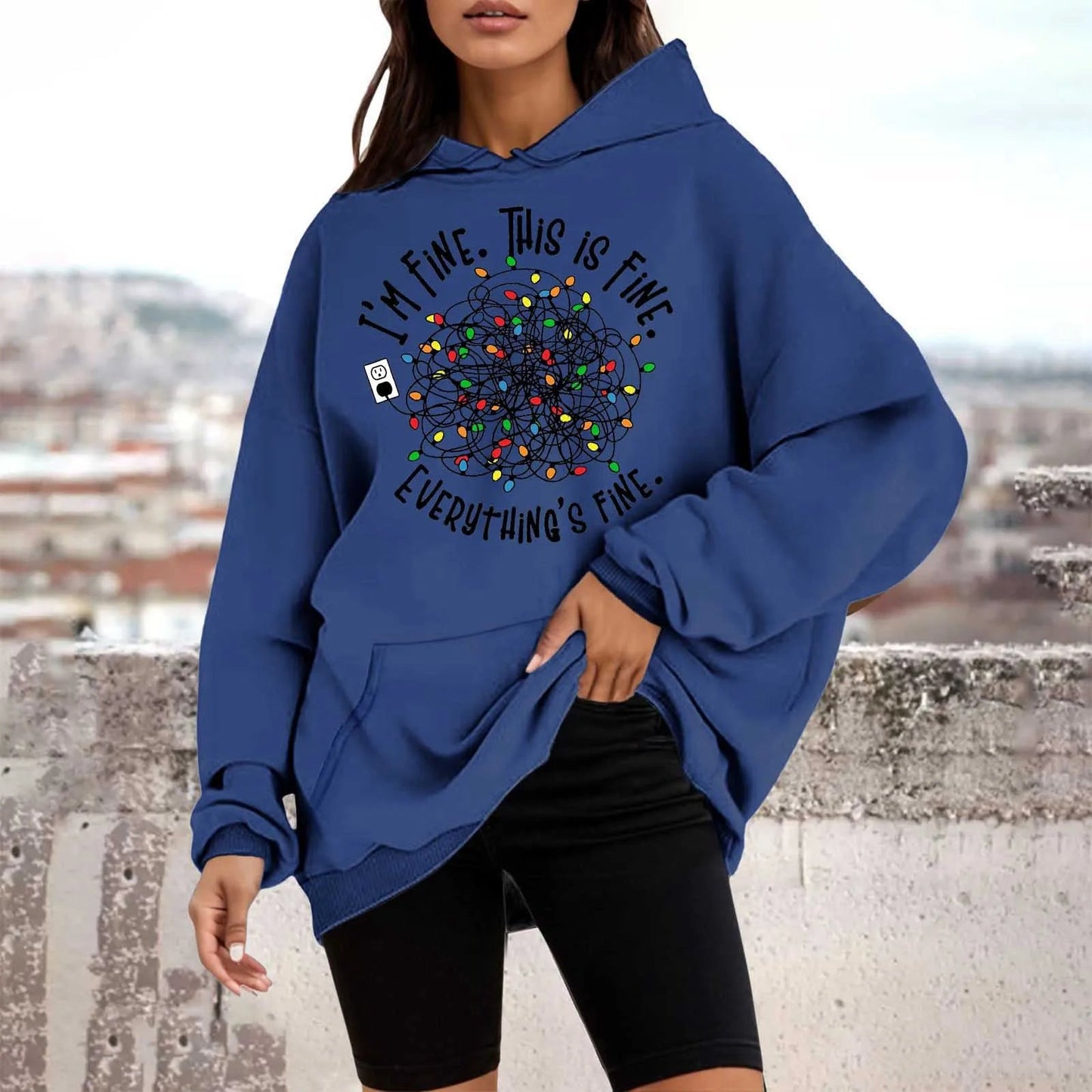 Christmas Tree Crewneck Pullover Hoodie - Autumn Collection