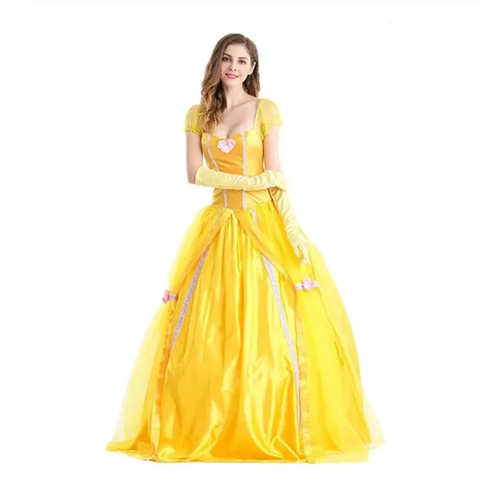 Cosplay Costume Female Halloween Beauty Belle the Anime and Adult Beast Princess