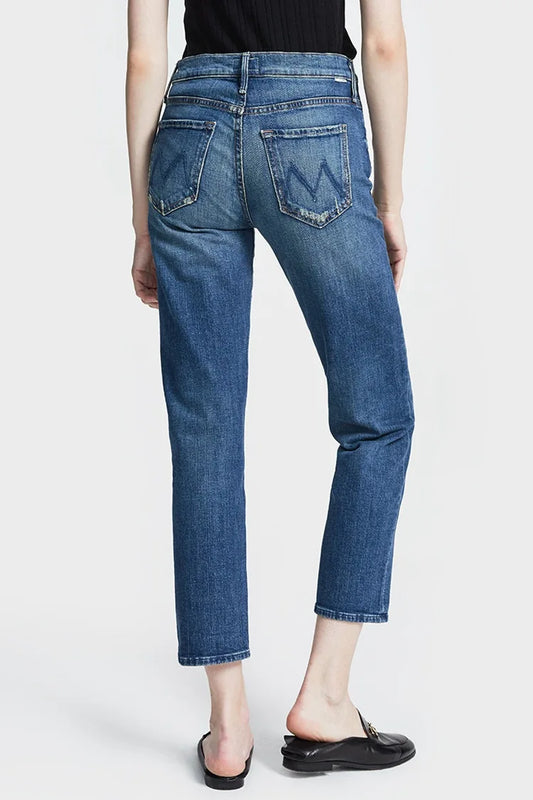 Amy Fashion - High Quality MO Zipper Women's Straight High Waist Fashion Female Ankle-length Denim 2024 Fall Winter Jean