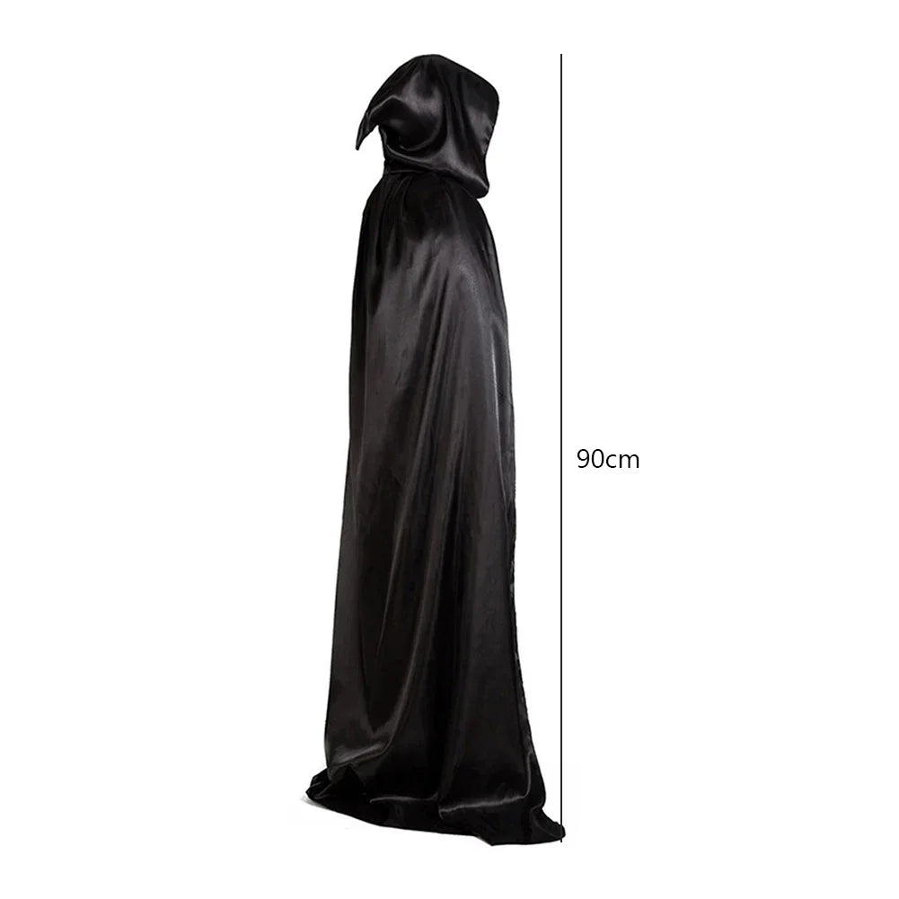 Witchcraft Robe Hooded Party Vampire Costume Cosplay Medieval Halloween