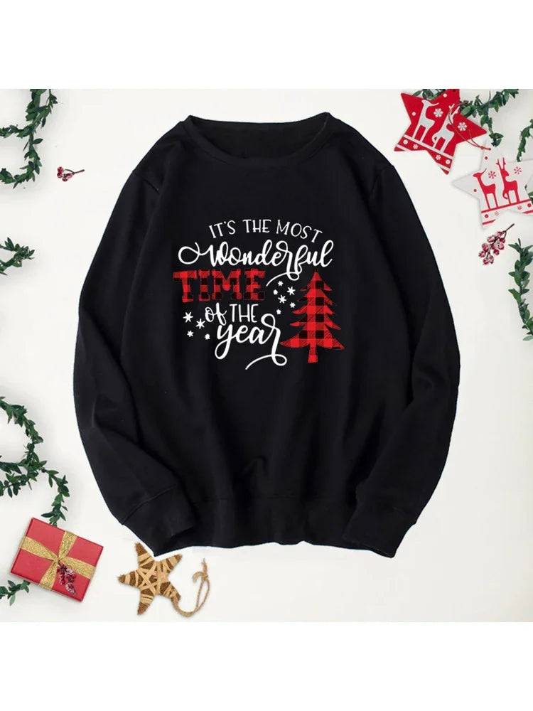 Buffalo Plaid Trees Christmas Hoodie