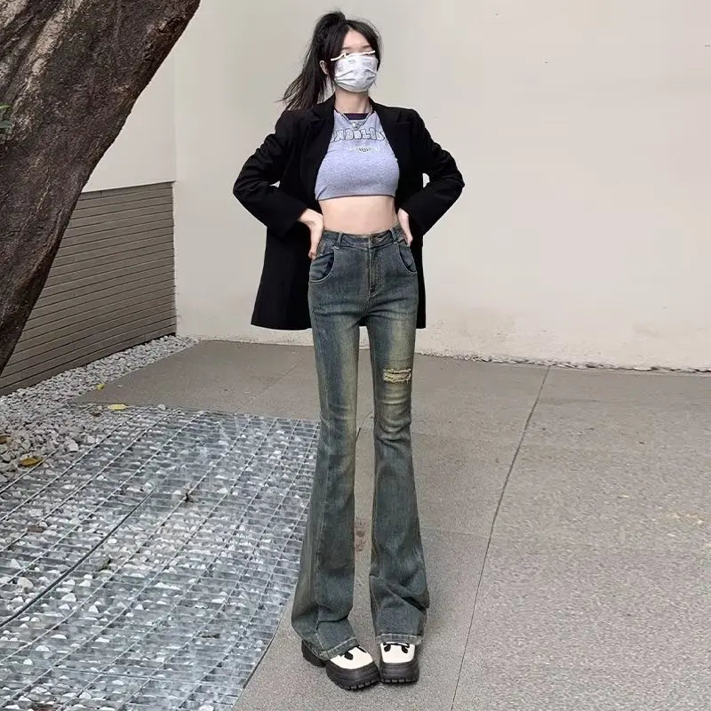 Amy Fashion - Minimalist New Style Fashionable Harajuku Women's Trend Jean