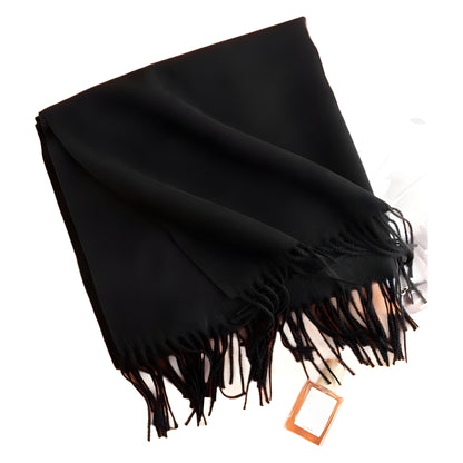 Faux Cashmere Winter High-End Style Versatile Warm Elegant Scarf