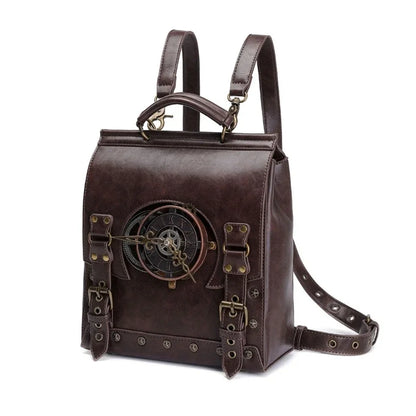 Industrial Bag Steampunk Briefcase Retro Satchel Gothic Vintage Medieval Women Leather