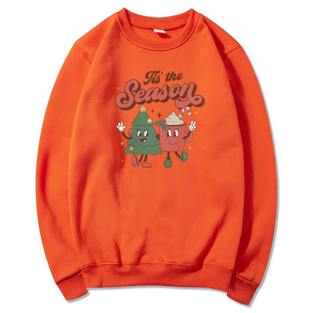 Tis The Season Santa Cocoa Christmas Hoodie