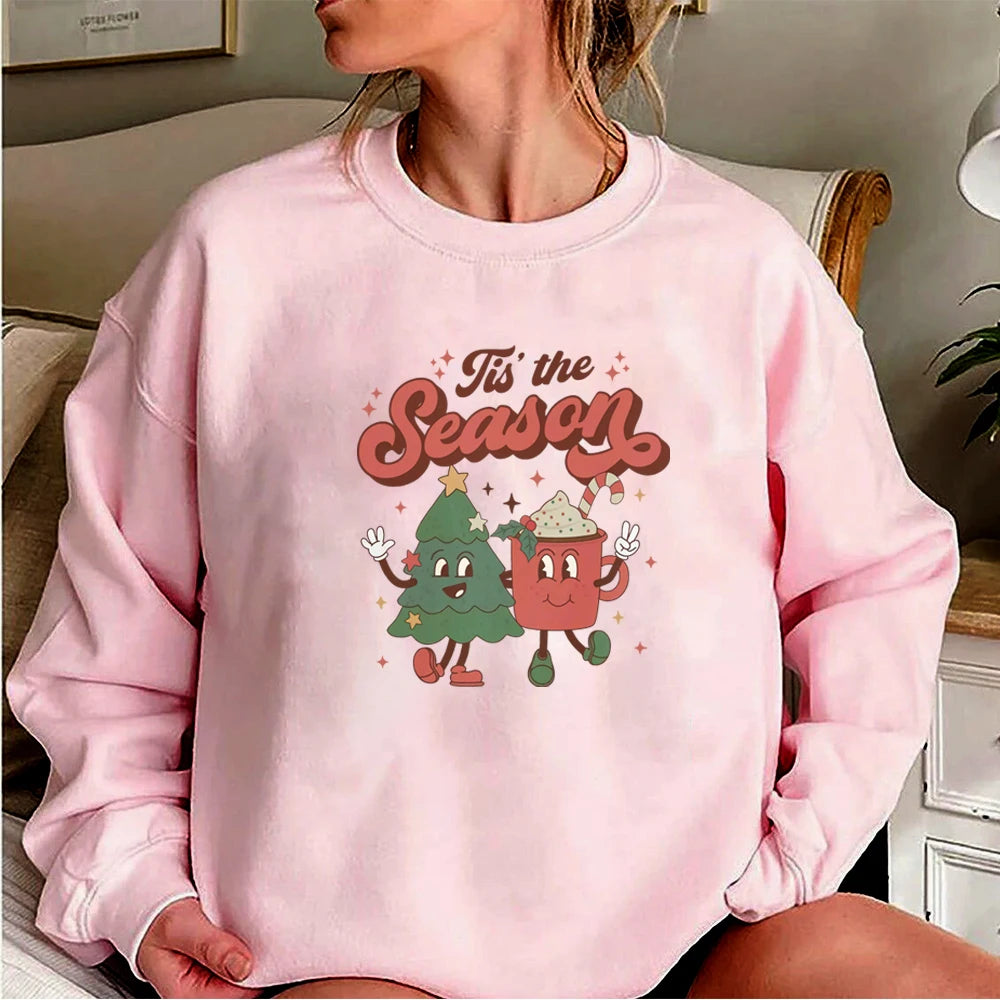 Tis The Season Santa Cocoa Christmas Hoodie