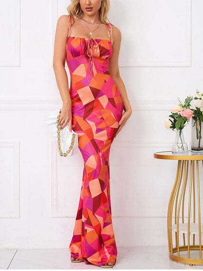 Amy Fashion - Sexy V-Neck Long Maxi Dress