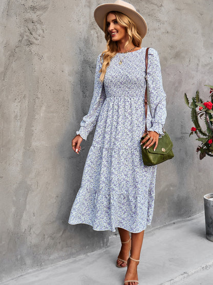 Amy Fashion - Casual Floral Printed Dresses