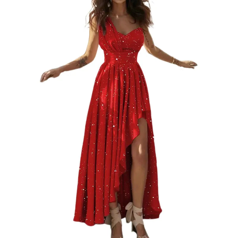 Red Cocktail Graduation Bridesmaid Formal Christmas Party Dress