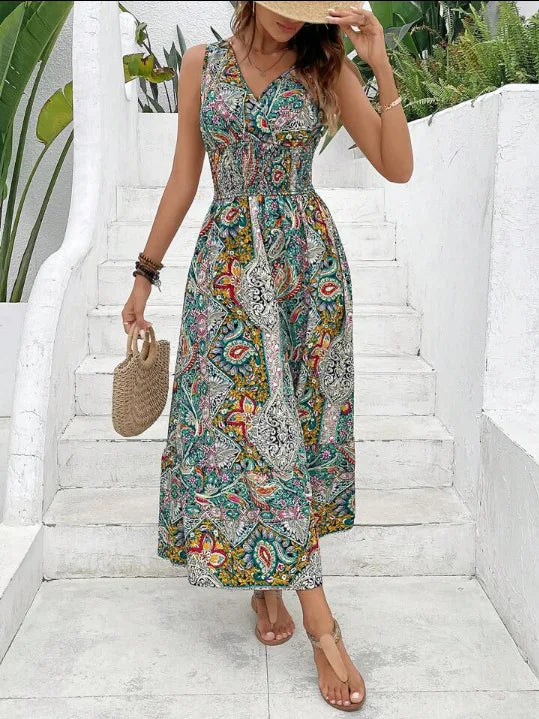 Amy Fashion - Casual Holiday Female Fashion Summer Boho Dress