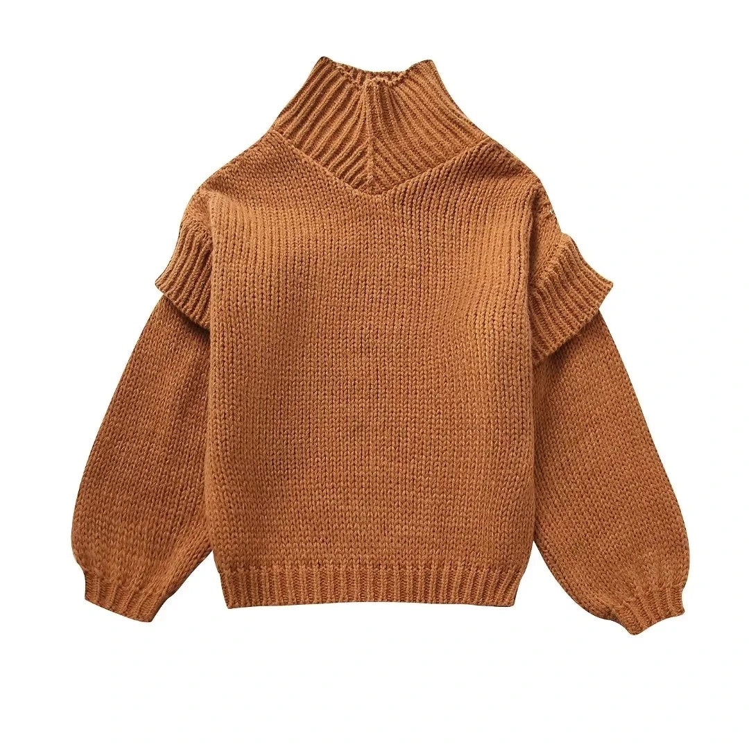 2024 Autumn Winter for Women Long Sleeve Knitted Basic Stylish Chic Cozy Trendy Comfortable Sweater