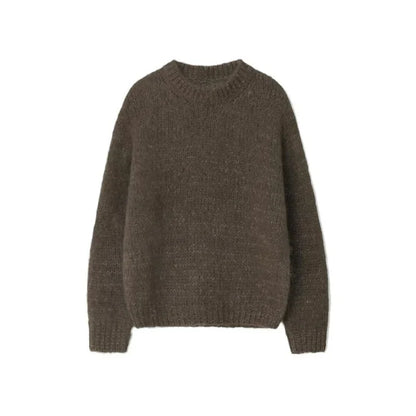 Women 24th Autumn Winter New Mohair Lazy Feeling Loose Wool Stylish Sweater