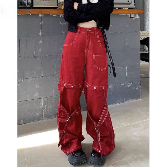 Halloween Red Pants Vintage