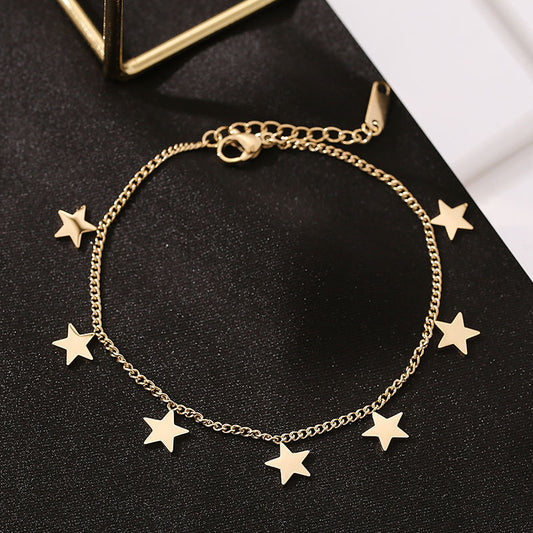 Custom Cute Mini Star Pendant Bracelet