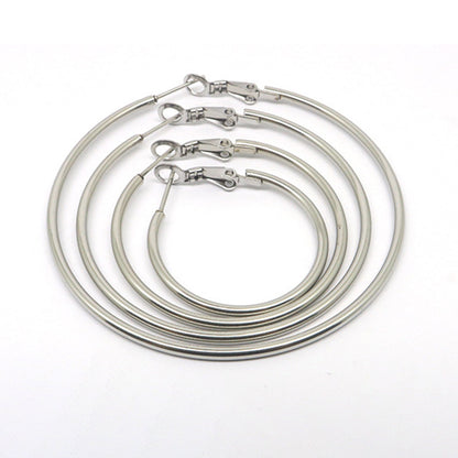 Wholesale Stainless Steel Multiple Sizes Hoop Earrings