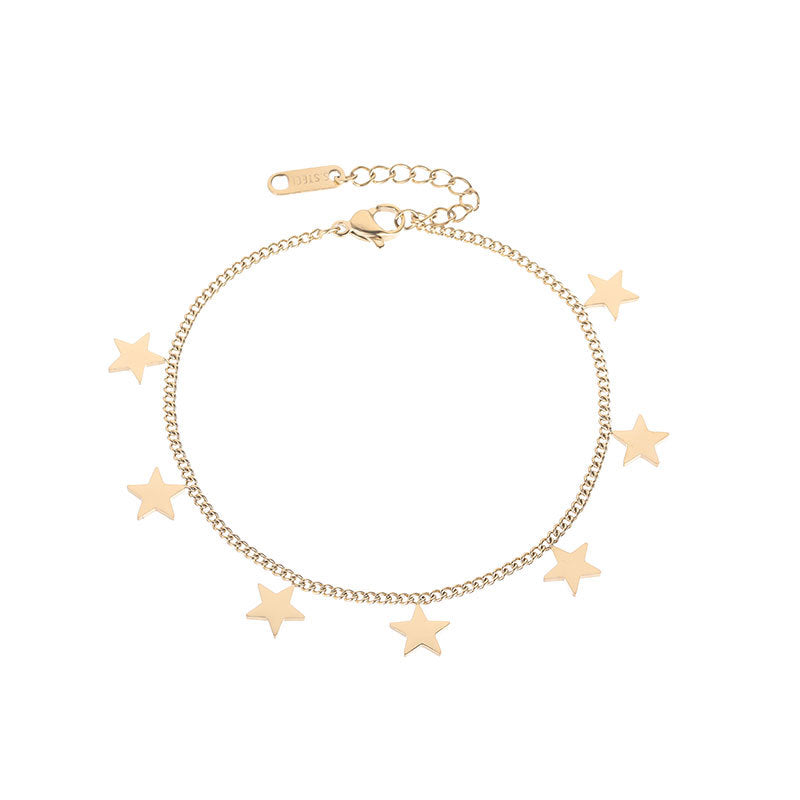 Custom Cute Mini Star Pendant Bracelet